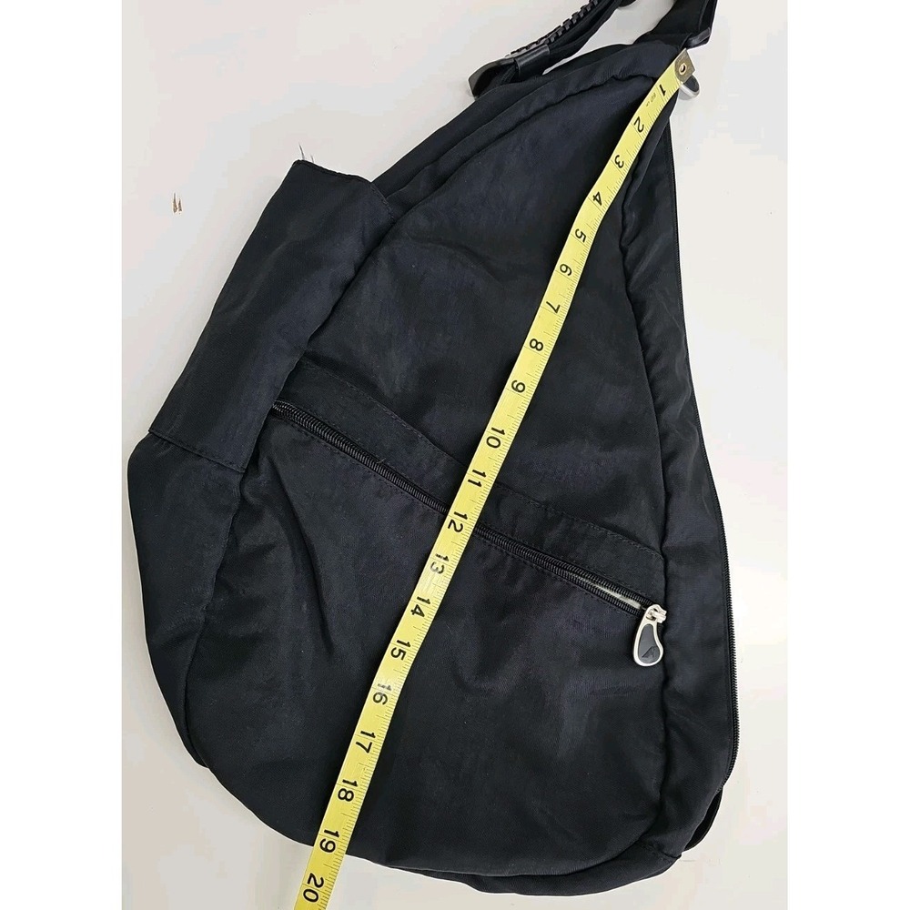 AmeriBag 19" Healthy Back Bag Tote®, Distressed Nylon, Black - Picture 12 of 16